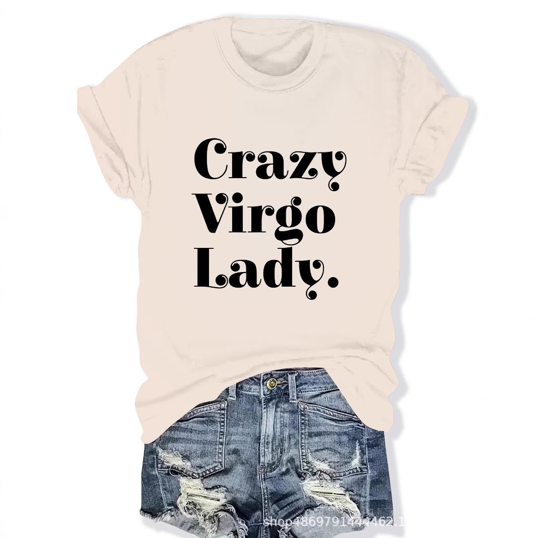 

Women s Fashion Round Neck T-shirt for Cross-Border Trade M