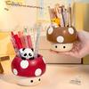 Fun Mushroom Pencil Holder for Desk Lightweight Multipurpose Storage Box for Home Office & Art Supplies Stationery Collectors