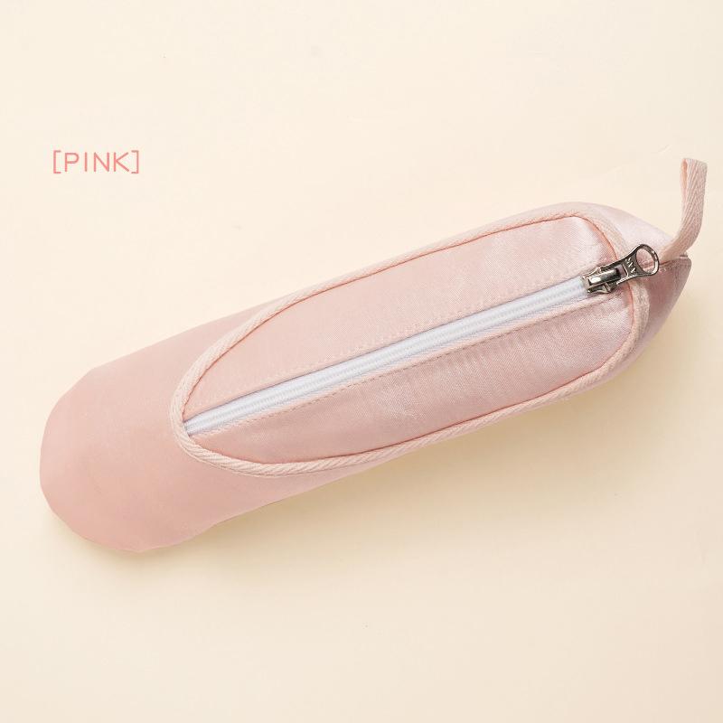 Large Capacity Ballet Shoes Pencil Case Cute Design Makeup Bag Ballerina Pencil Bag School Pencil Box Pencil Holder