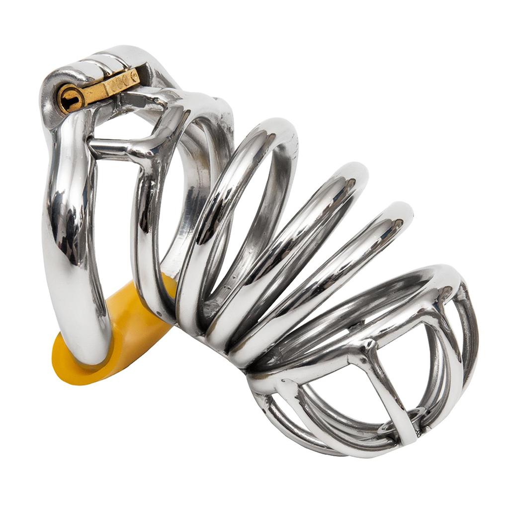 Ergonomic Stainless Steel Stealth Lock Male Chastity Device,Cock Cage,Penis Lock,Cock Ring,Chastity Belt, S053
