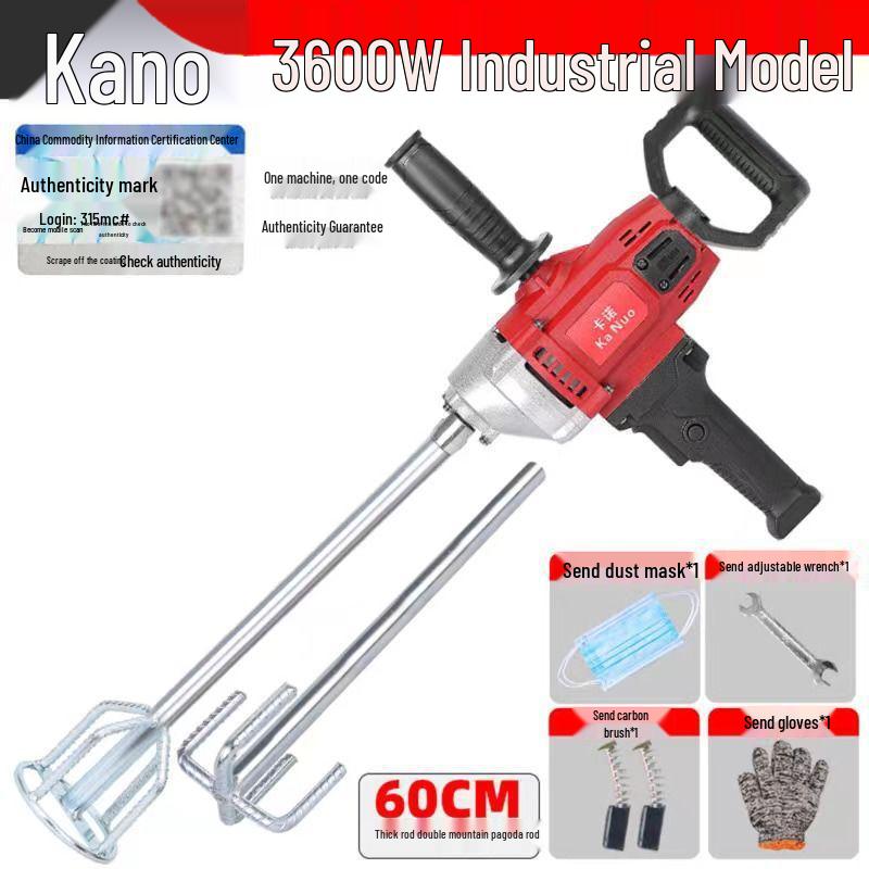 High-Power Multi-Purpose Mixer: Aircraft Drill, Putty, Cement, Mortar, Paint, Food, Meat, Diamond Drill, Ash