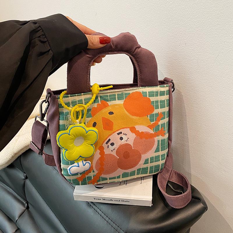 2025 Quirky Women's Print Crossbody Bucket Shoulder Bag