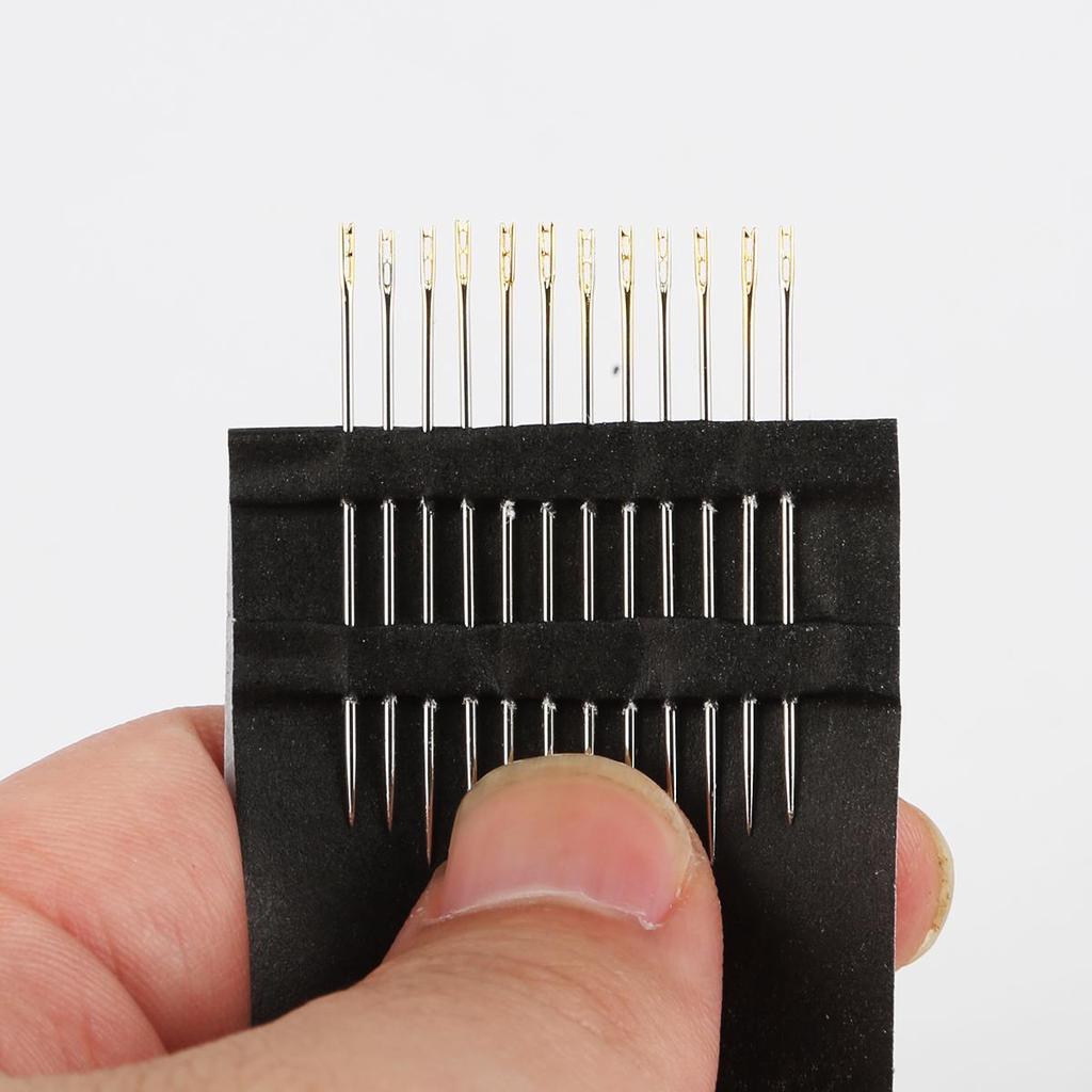 12Pcs/set Double Swallow Gold Tail Hand Sewing Needle Handmade Supplies