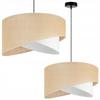 Hanging Lamp, Ceiling Chandelier, White Jute Lampshade