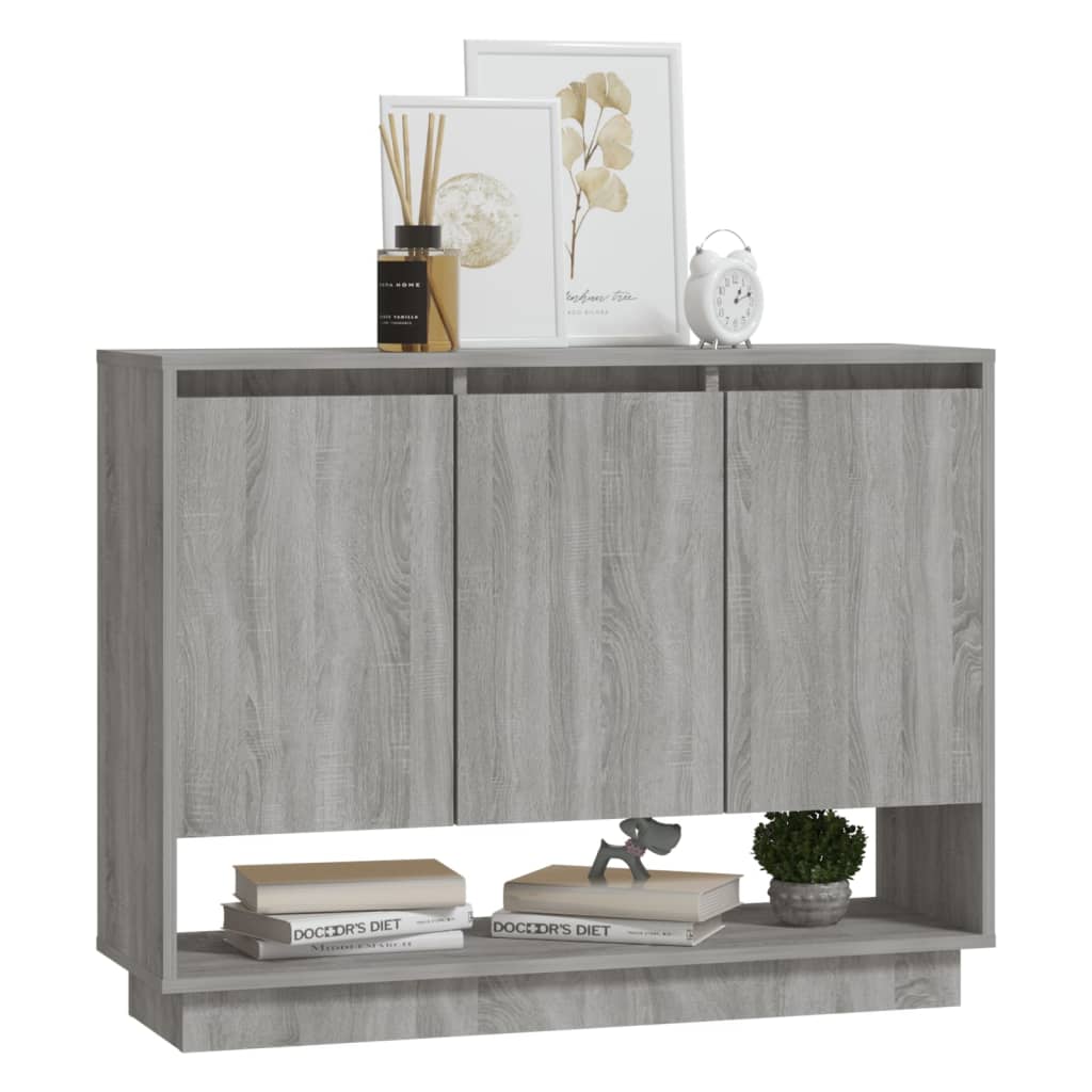 VidaXL Sideboard Grau Sonoma 97x31x75 cm Holzwerkstoff