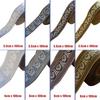 35/60mm Width Polyester Ethnic Embroidery Lace Trim Vintage Fabric Ribbon DIY Clothes Bag Curtain Sewing Crafts Accessory