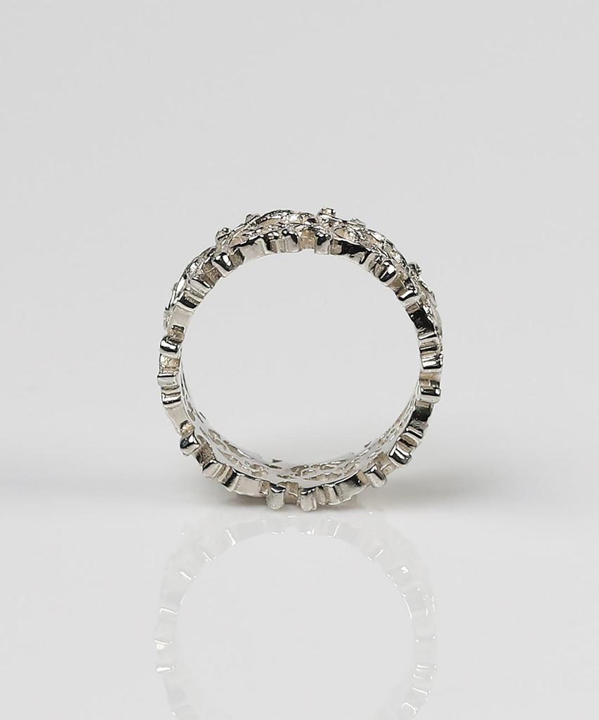 Address669 Baroque Frame Ring #4_Silver
