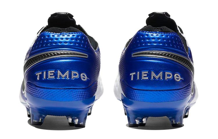 Nike Tiempo Legend 8 Elite AG Pro Low Top Soccer Shoes White/Blue BQ2696-104