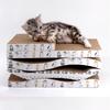 Cat Scratcher Claw Grinder Does Not Drop Debris Corrugated Paper Protection Sofa Wear-resistant Cat Toy Supplies