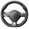 Car Steering Wheel Braid Cover Soft 100% Fit For Volkswagen Golf 6 GTI MK6/ Scirocco R Car Products Steering Wrap
