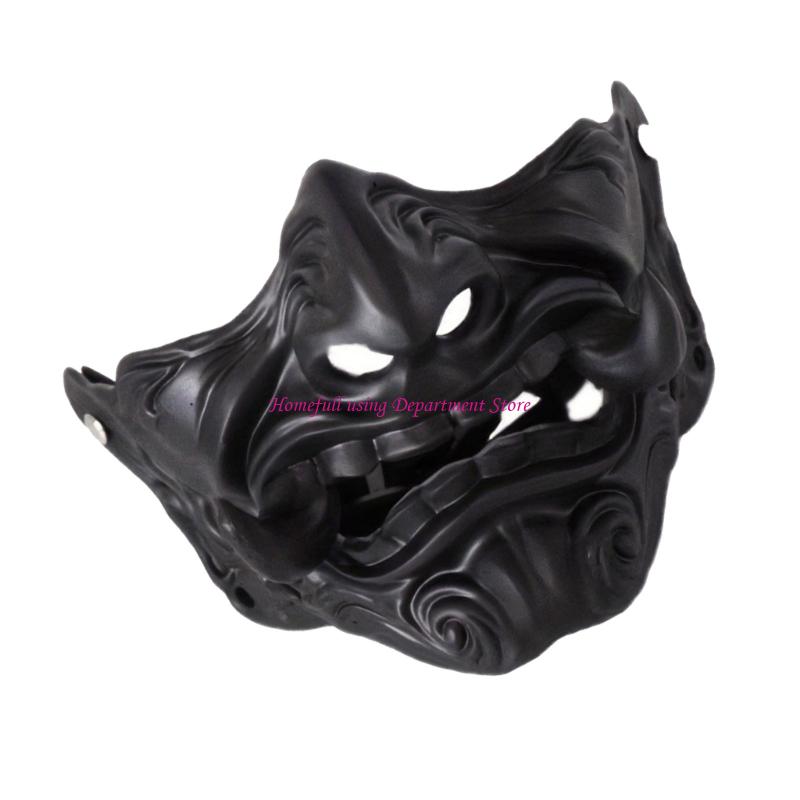 Animes Cosplays Oni Face Covering Ventilated Design Quickly Adjustable Theatrical Property For Festivals And Themed Event