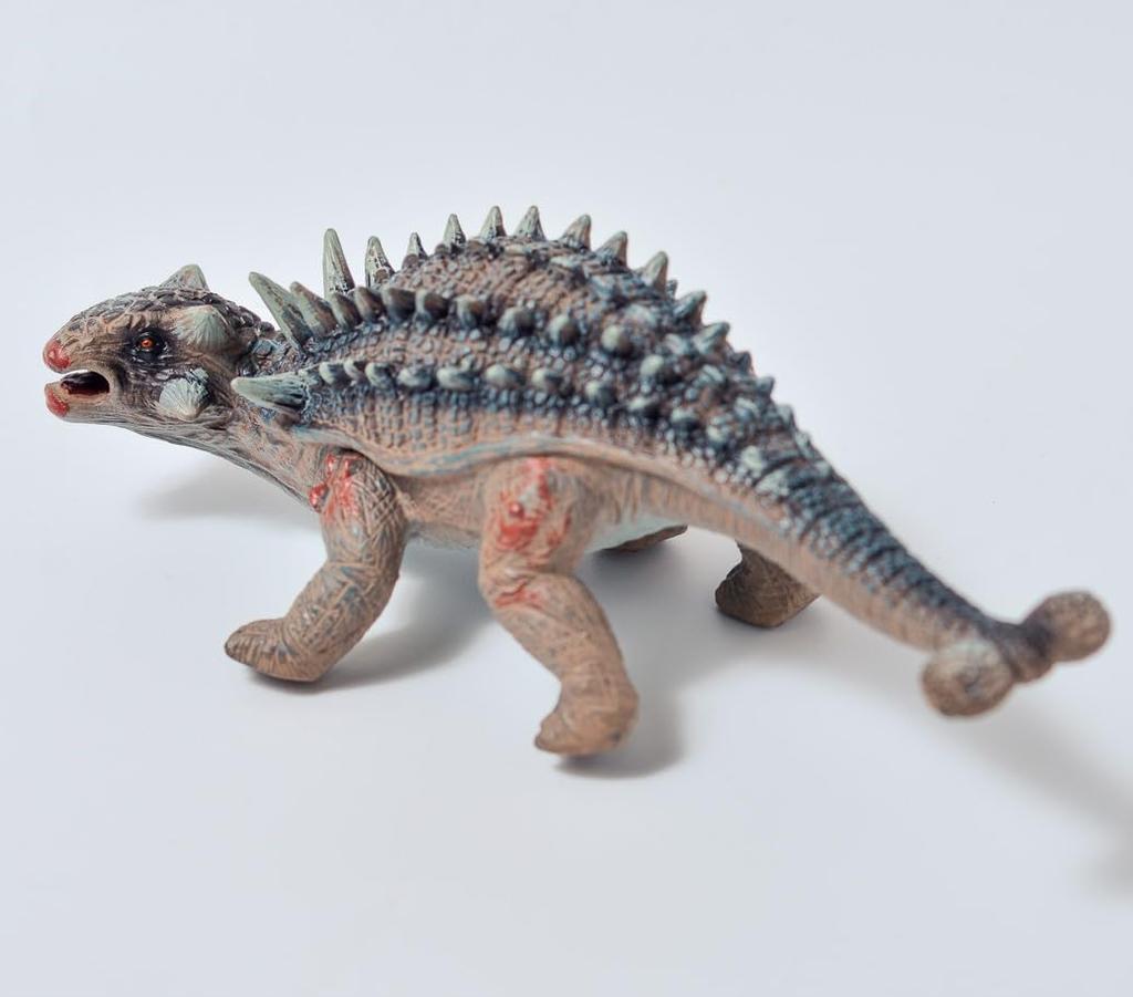 SanDoll Dinosaur Figure Realistic Model Jurassic 25cm Class Reptile Impressive Herbivore Toy Present Display Children's (Ankylosaurus)