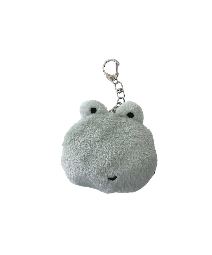 AS KNOW AS plus (ASKNOW AS PLUS) Squishy Animal Keychain, Frog, Cute Animal, Gift, Fluffy Plush Toy, Green