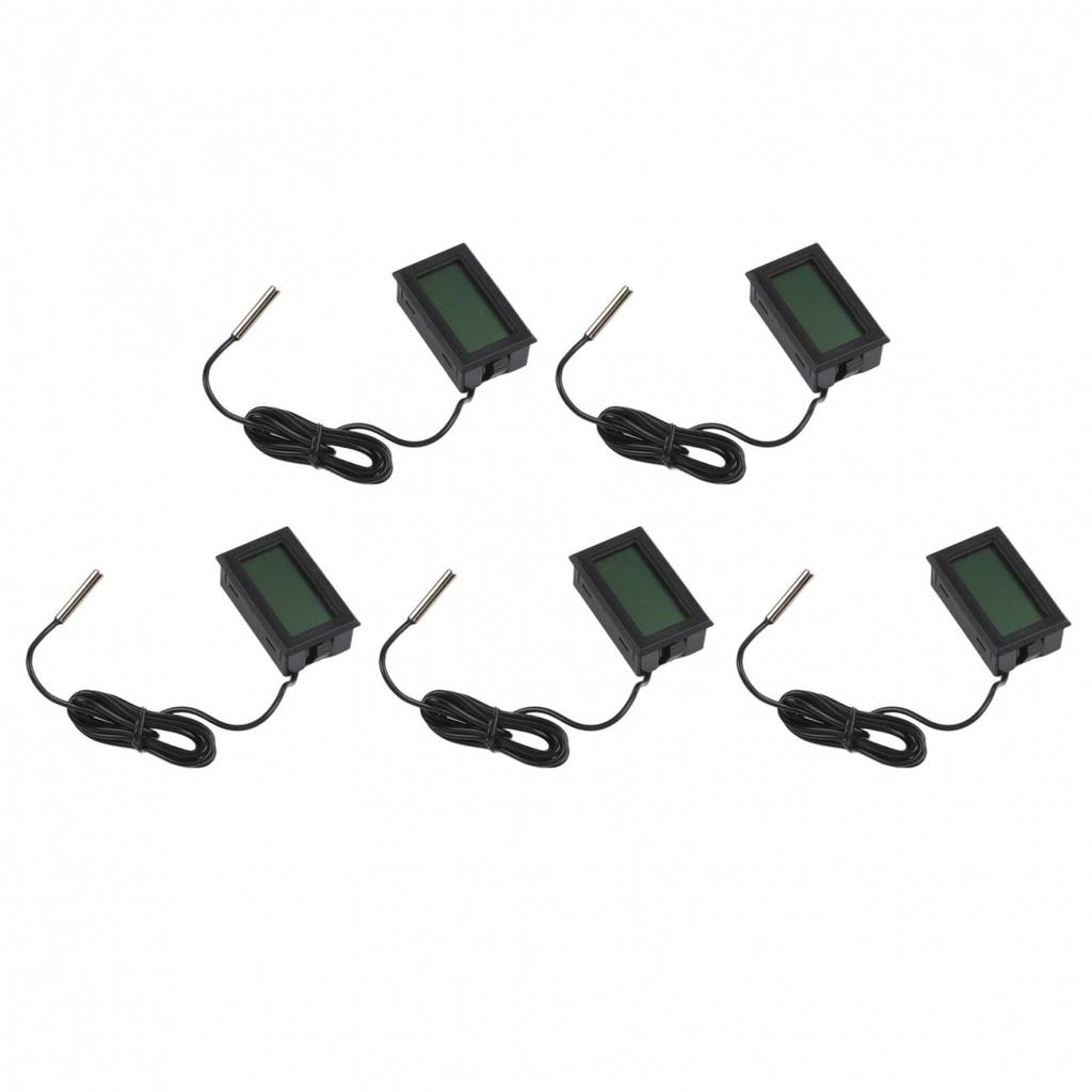 5 STÜCK Genaue Temperaturüberwachung Digitale Thermometer mit Externen Fühlern