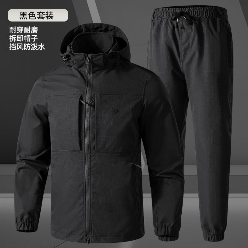 

Camouflage Suit Men s Wear-resistant Wind-resistant Training Tooling Outdoor Labor Protection Work Clothes 175 Suggestion 120-140 kg