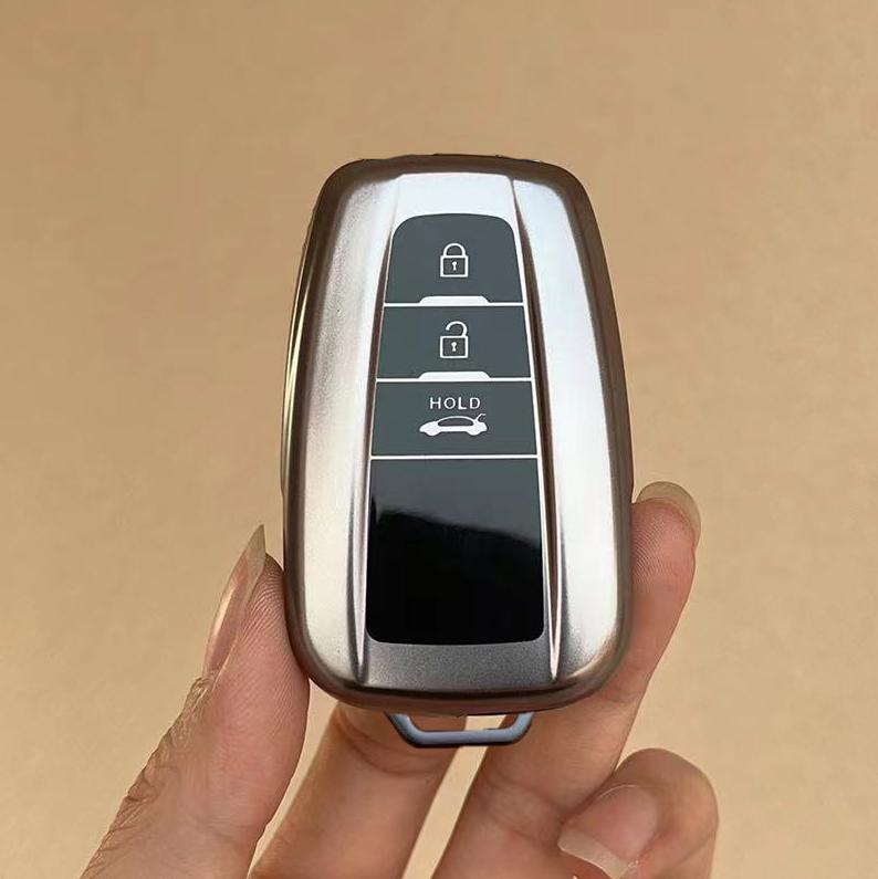 2\3\4 Button Tpu Car Key Case Cover for Toyota Highlander XLE Corolla LE Cross Hybrid Camry TRD 2019 Rav4 Avalon Car Accessories