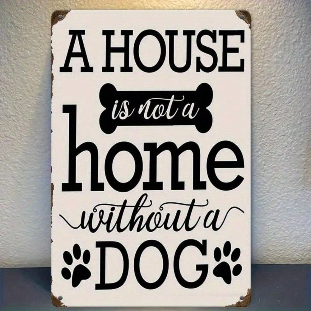 Metal Poster Wall Art Vintage Tin Sign Retro Farmhouse Decoration for Home Kitchen Bar Pet Gift