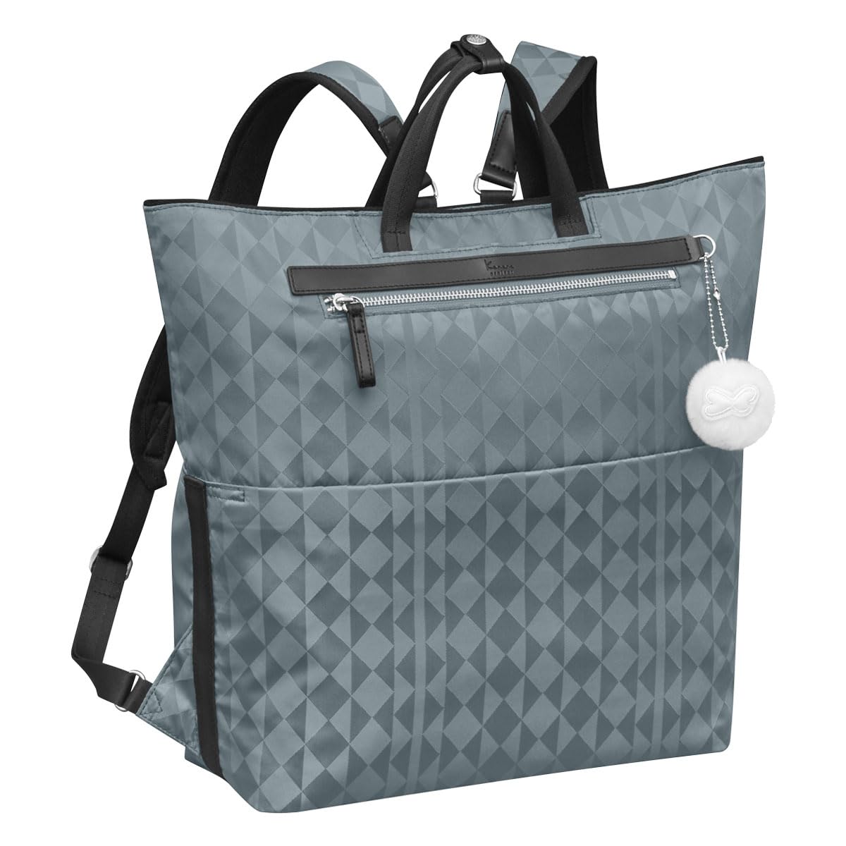 

Рюкзак Kanana Monogram 2nd A4 Storage с антибактериальным карманом и замком безопасности 67344 Серый [Kanana Project] Женский