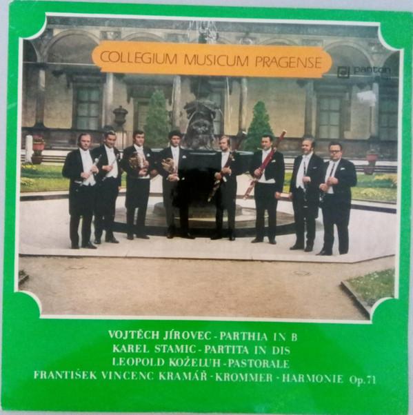Виниловая пластинка COLLEGIUM MUSICUM PRAGENSE Партита B-dur Партита D-dur Pas 110522 PANTON 1976 Великобритания Классическая Б/у