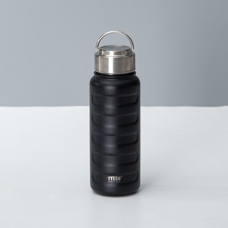 Tyeso Stainless Steel Insulated Water Bottle Portable Sport Vacuum Flask Fitness Sport Drink Water Cup Outdoor Drinking Utensils 270ml