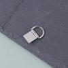 2 Stück Metall D-Ring Tasche Seitenverbinder Schnallen mit Schrauben Handtasche Lederband Griff Kette Haken Verschluss Diy Bastelzubehör