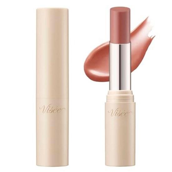 Visee Essence Plump Balm BE380 Oolong Beige 3.3g Shine Moisturizing Volume Serum Lip Plumper