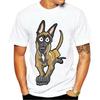 Ny Mote T-skjorte Belgisk Malinois Kawaii Tegneseriehund Grafisk Tee Topper Menn Kvinner Kortermet Casual Streetwear Camisetas