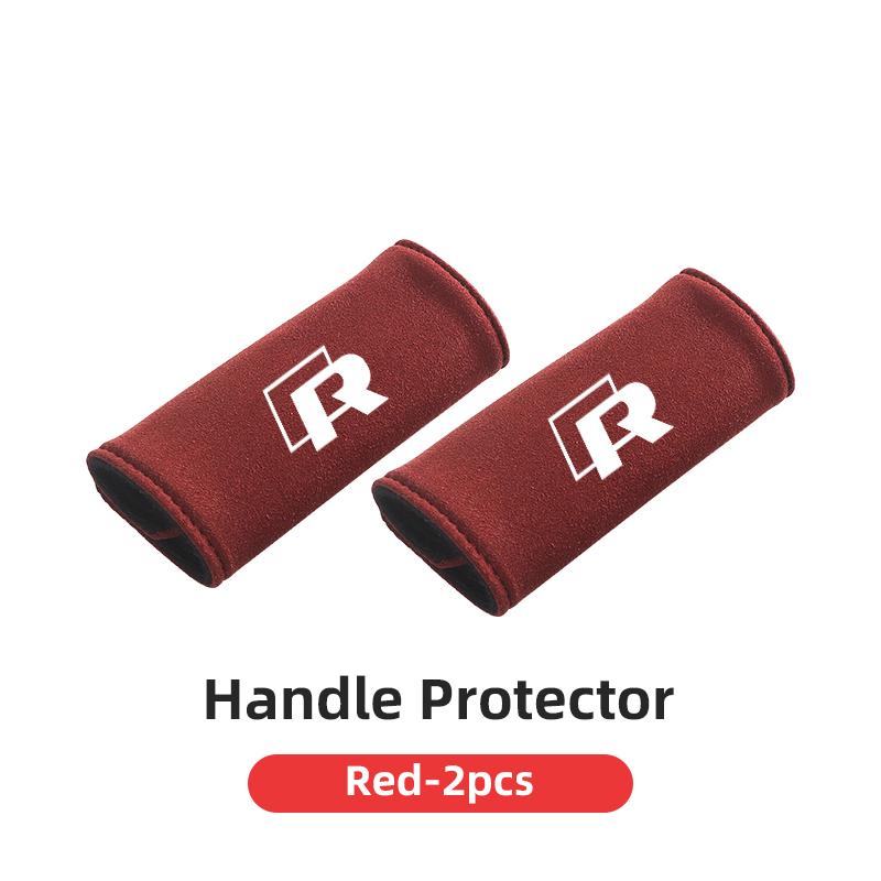 Suede Car Roof Door Pull Handle Protective Cover Soft and Comfortable For Volkswagen VW Scirocco Jetta Beetle Golf Passat