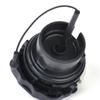 Oil Cap 2pcs/Set Fuel+Oil Cap Kit Replacement Black&White