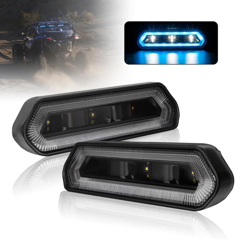 High Mount Brake Light For Car ATV Polaris RZR 1000 800 900 XP Ranger Rear Chase LED Light Bar Running Brake Reverse for Can-Am