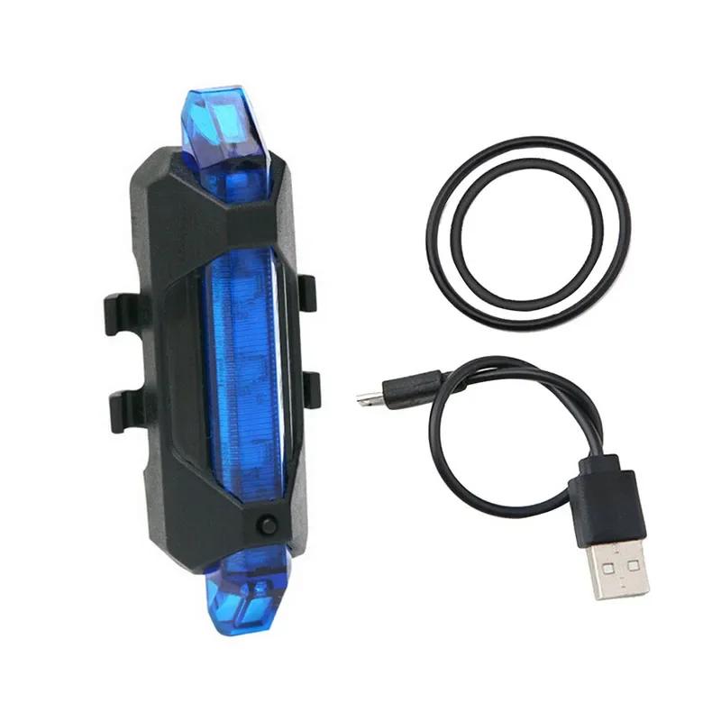 1/2pcs Off Road Bicycle Lights 300 Lumens Usb Charging Bicycle Headlight with Night Riding Taillights Bicycle Accessories