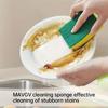 20 st Dubbelsidiga skursvampar Kökssvamp Diskning Skursvampar för Kastrull Skål Hem Rengöringsverktyg