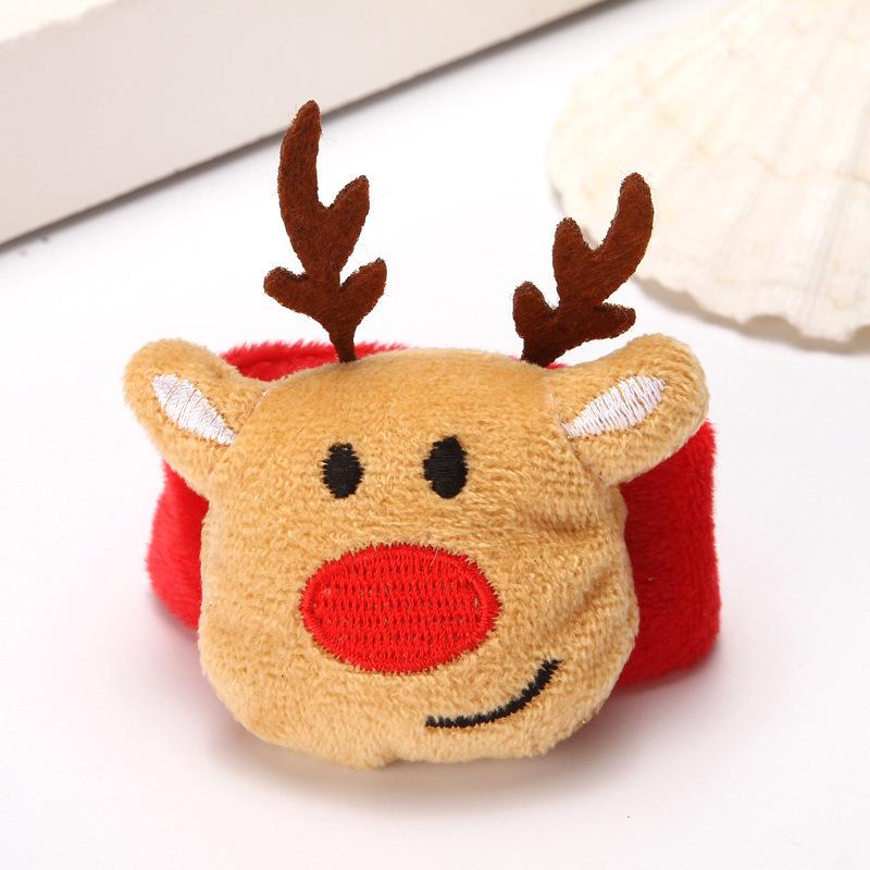 Children's Christmas Light-Up Cartoon Slap Band Watch Ornament