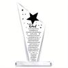Acrylic Dad Gift, Sympathy Thankful Quote, Blessed Wish Memorial Table Centerpiece, Perfect for Father's Day & Birthdays