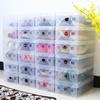 1/5Pcs Plastic Shoe Box Transparent Clear Storage Boxes Foldable Shoes Case Holder Shoes Organizer Cases Boxes