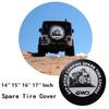 Ersatzradabdeckung, Universelle Passform für Anhänger, Wohnmobil, SUV, LKW und viele Fahrzeuge 14" 15" 16" 17" Wetterfester Reifenschutz