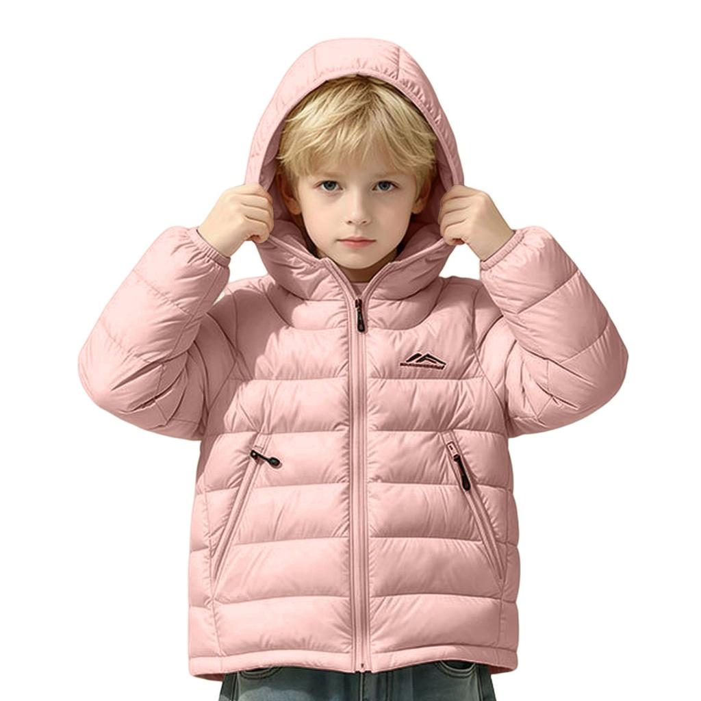 Kinder Kapuzen-Reißverschlussjacke mit Taschen für Freizeit und Outdoor-Aktivitäten