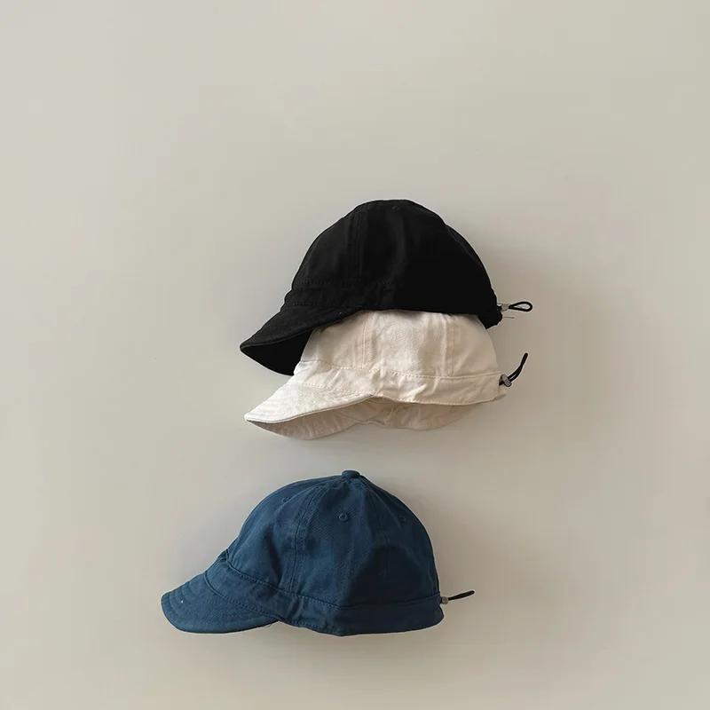 Frühling Sommer Baby Baseballkappe Einfarbige Baby Jungen Mädchen Schirmmütze Weicher Kleinkind Kinder Sonnenschutz Visier