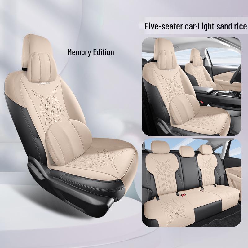 Wuling Starlight Suede Saddle Pad Car Seat Cushion - Universal Fit for All Seasons