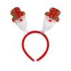 Christmas Hairband for Adults Kids Festive Hair Accessory Santa Claus Snowman Hairband for All Ages Xmas Parties Dress-up