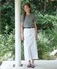 Yeoppe Wave Cotton Skirt_White
