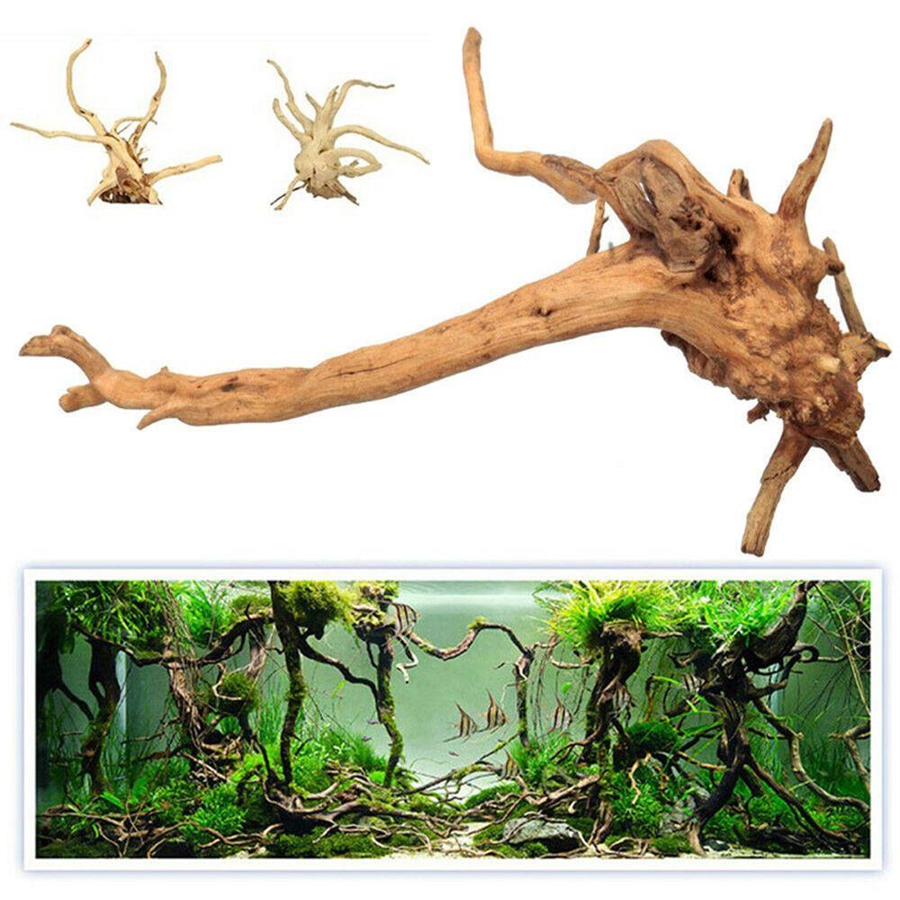 Tank Background Reptile Fish Tank Ornament Natural Trunk Plant Stump Driftwood Cuckoo Root