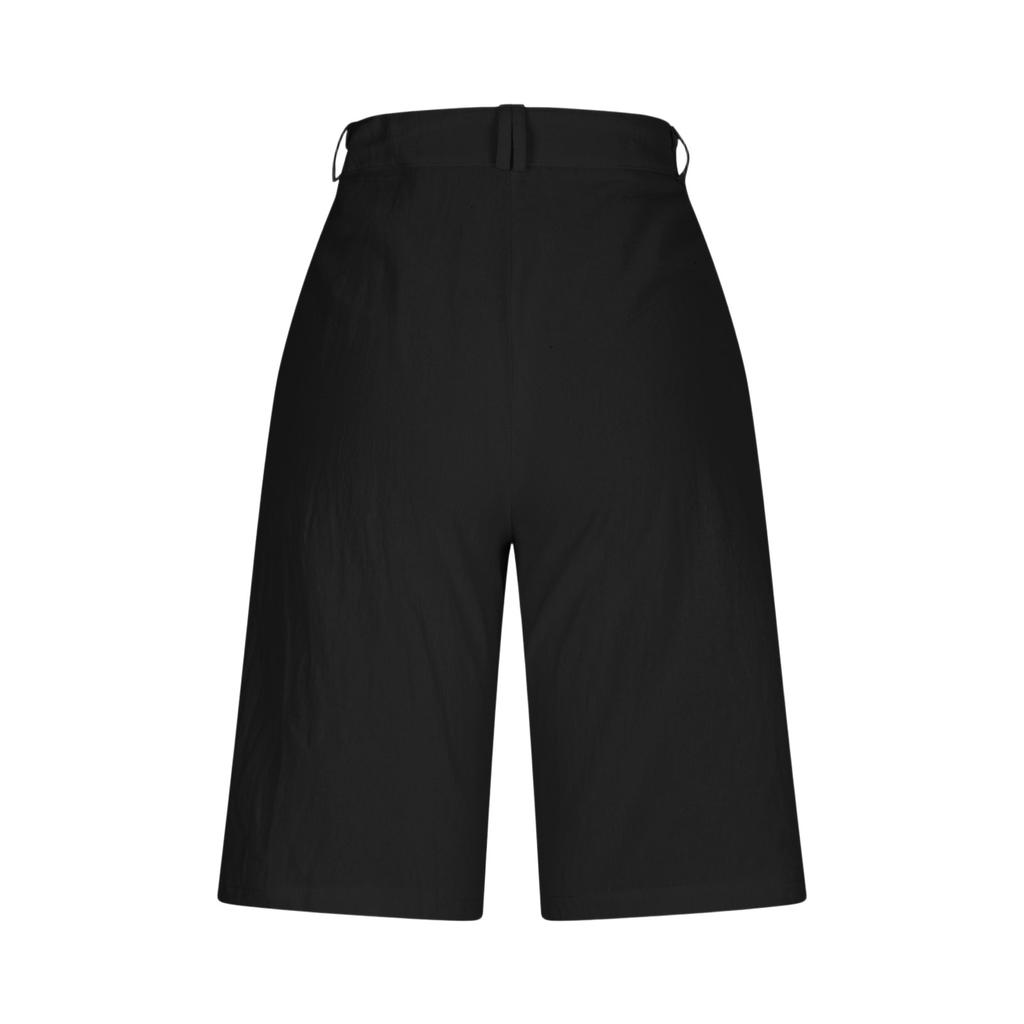 Women’s Casual Loose Fit Drawstring Waist Knee Length Shorts with Pockets for Everyday Wear and Comfort