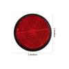 Circular Reflector Universal Motorcycle Scooter Dirt Bikes Bicycle Circular Reflector Safety Reflector Motorcycles Access