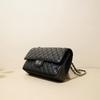 Light Luxury Leather Rhombus Chain Bag First Layer Cowhide Caviar Pattern Underarm Shoulder Crossbody Women's Bag