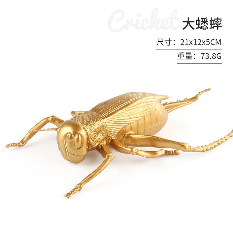 Simulated Insect Animal Model Gold Edition Mini Monarch Fairy Scorpion Bee Insect Set Toy