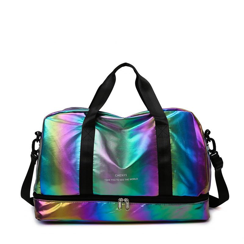 Women's Glossy Sport Yoga Bag 2025 - Stylish Crossbody & Handheld Travel Bag, Ideal for Fitness Enthusiasts.