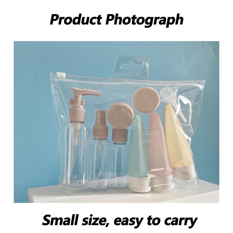 Perfume Bottle Set Refillable Spray Lotion Shampoo Shower Tube Bottling Refill Cosmetic Travel Liquid Container Portable Tool