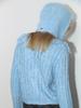 Asula Baby Angel Hoodie Hat (Light Blue)