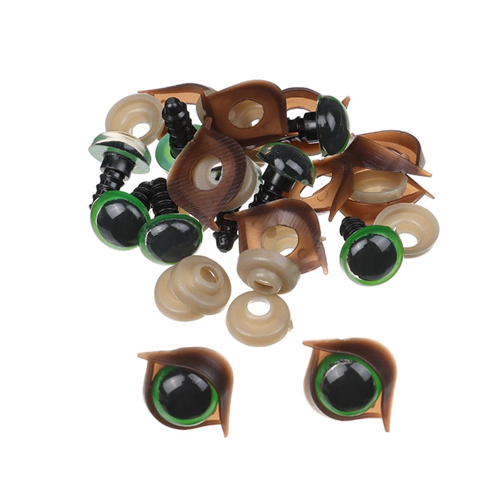 10pcs/5pairs High Quality Plastic  Parts Puppet Crystal Eye Dolls DIY Tools Eyes Crafts Bear Animal Accessories